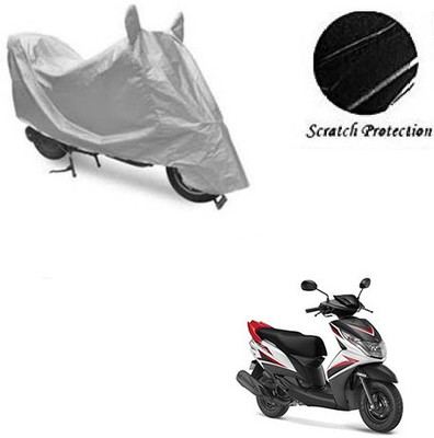RPSENTTERPR Waterproof Two Wheeler Cover for Yamaha(Ray Z, Silver)