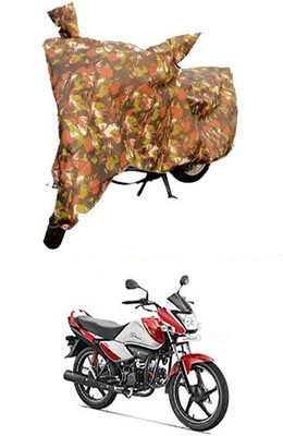 Blossom Trendz Two Wheeler Cover for Hero(Splendor I Smart, Multicolor)
