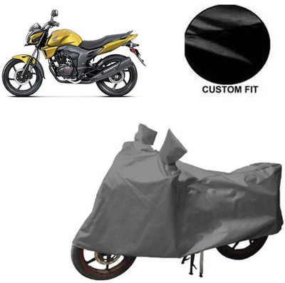RPSENTTERPR Waterproof Two Wheeler Cover for Honda(CB Trigger, Grey)
