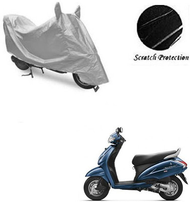 JVBRANGI Waterproof Two Wheeler Cover for Honda(Activa 3G, Silver)