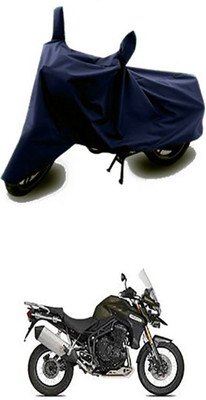 THE REAL ARV Waterproof Two Wheeler Cover for Triumph(Blue)