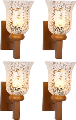 Somil Wallchiere Wall Lamp Without Bulb(Pack of 4)