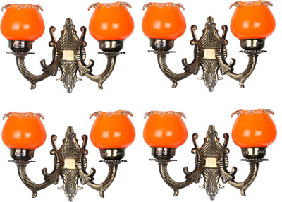 Somil Uplight Wall Lamp Without Bulb(Pack of 4)