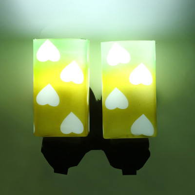 Somil Uplight Wall Lamp Without Bulb(Pack of 2)
