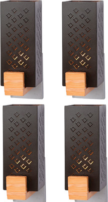 Somil Wallchiere Wall Lamp Without Bulb(Pack of 4)