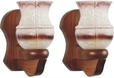 1st Time Uplight Wall Lamp Without Bulb(Pack of 2)