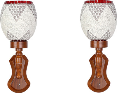Somil Uplight Wall Lamp Without Bulb(Pack of 2)