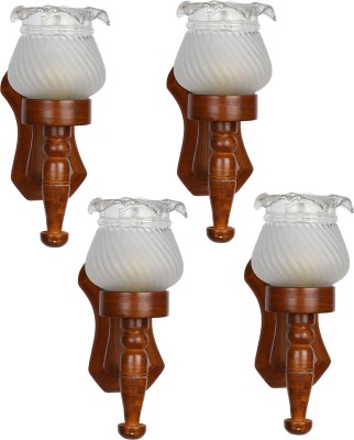 Somil Uplight Wall Lamp Without Bulb(Pack of 4)