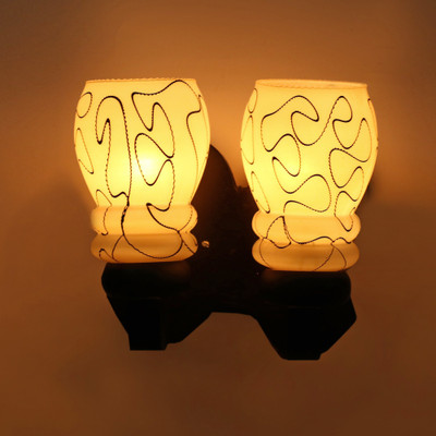 Somil Uplight Wall Lamp Without Bulb(Pack of 2)