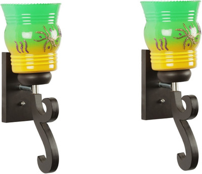 Somil Uplight Wall Lamp Without Bulb(Pack of 2)