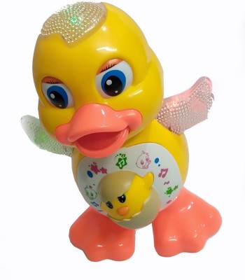 SALEOFF Dancing Duck Toy for Kids with Flashing Lights, Musical & Sounds-438(Yellow)