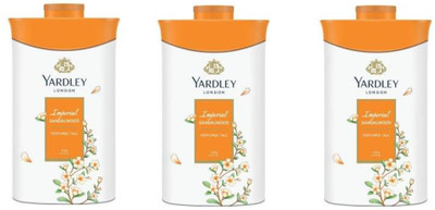 Yardley London Sandalwood Talc (Pack of 3)(3 x 83.33 g)