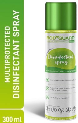 Bodyguard Disinfectant Sanitizer Spray for Multi-Surfaces, Alcohol Based - 300 ml, Kills 99.9% of Germs  (300 ml)