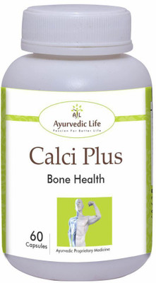 Ayurvedic Life CALCI PLUS - 60 Capsules Pack of 2(Pack of 2, 120 Capsules)
