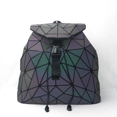 Uneek Holographic Reflective Backpack 10 L Backpack(Black)