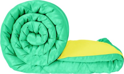 Story@home Solid Double Comforter for  AC Room(Polyester, Dark Green)