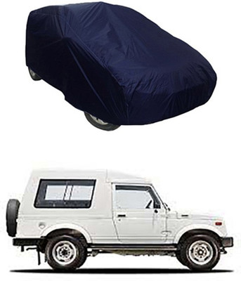 Gromaa Car Cover For Maruti Suzuki Gypsy King (Without Mirror Pockets)(Blue)