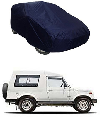 CoNNexXxionS Car Cover For Maruti Suzuki Gypsy King (Without Mirror Pockets)(Blue)