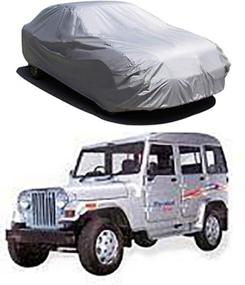 Royalrich Car Cover For Mahindra Marshal (Without Mirror Pockets)(Silver)