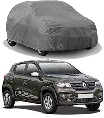 CoNNexXxionS Car Cover For Renault Kwid (Without Mirror Pockets)(Grey)