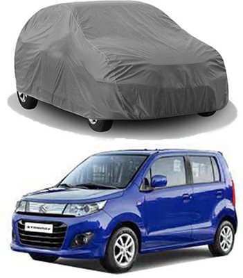 Royalrich Car Cover For Maruti Suzuki WagonR Stingray (Without Mirror Pockets)(Grey)
