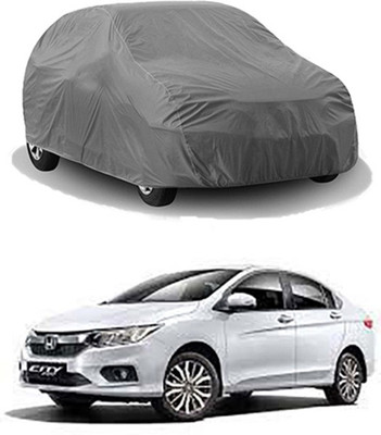 Gromaa Car Cover For Honda City ZX (Without Mirror Pockets)(Grey)