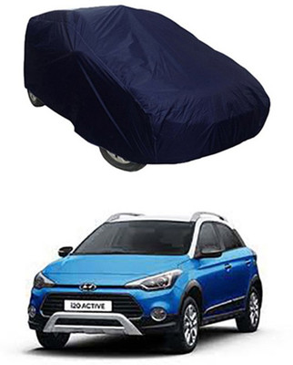 Millennium Car Cover For Hyundai i20 Active (Without Mirror Pockets)(Blue)