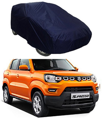 Gromaa Car Cover For Maruti Suzuki S-Presso (Without Mirror Pockets)(Blue)