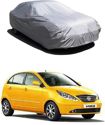 Royalrich Car Cover For Tata Vista Tech (Without Mirror Pockets)(Silver)