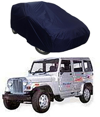 Kuchipudi Car Cover For Mahindra Marshal (Without Mirror Pockets)(Blue)