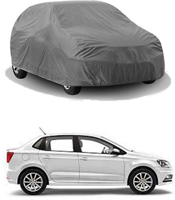 Gromaa Car Cover For Volkswagen Ameo (Without Mirror Pockets)(Grey)