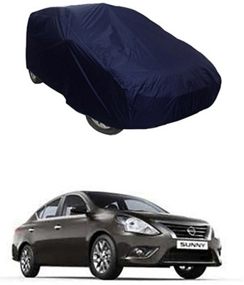 CoNNexXxionS Car Cover For Nissan Sunny (Without Mirror Pockets)(Blue)
