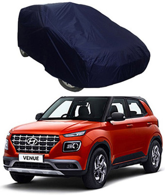 CoNNexXxionS Car Cover For Hyundai Venue (Without Mirror Pockets)(Blue)