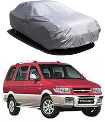 Gromaa Car Cover For Chevrolet Tavera (Without Mirror Pockets)(Silver)