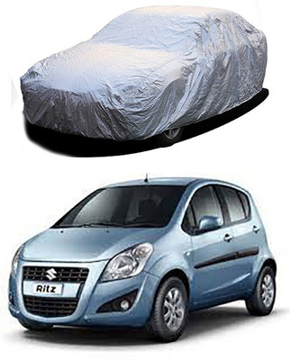 Gromaa Car Cover For Maruti Suzuki Ritz (Without Mirror Pockets)(Silver)