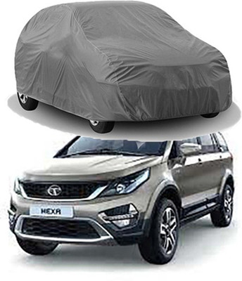 Gromaa Car Cover For Tata Hexa (Without Mirror Pockets)(Grey)