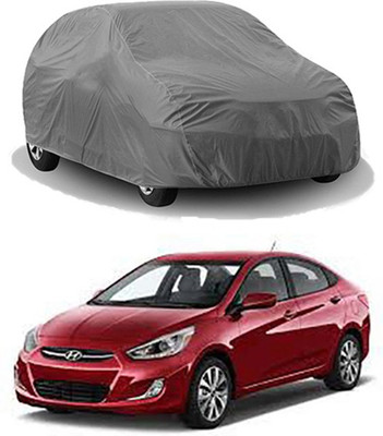 Royalrich Car Cover For Hyundai Accent (Without Mirror Pockets)(Grey)