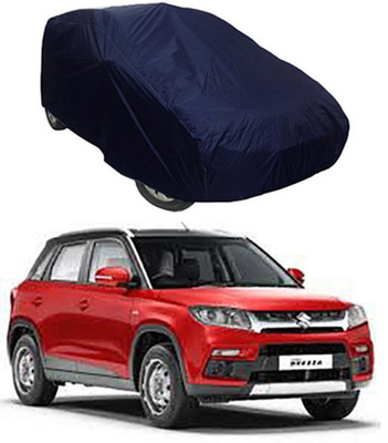 Gromaa Car Cover For Maruti Suzuki Vitara Brezza (Without Mirror Pockets)(Blue)