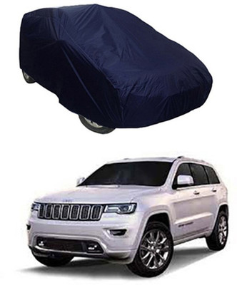 Gromaa Car Cover For Mahindra Jeep (Without Mirror Pockets)(Blue)