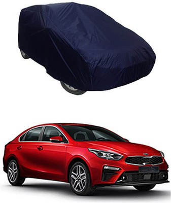 Royalrich Car Cover For Kia Universal For Car (Without Mirror Pockets)(Blue)