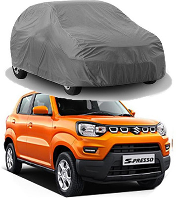 Kuchipudi Car Cover For Maruti Suzuki S-Presso (Without Mirror Pockets)(Grey)
