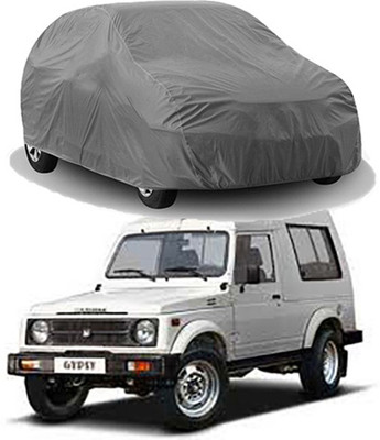 Royalrich Car Cover For Maruti Suzuki Gypsy (Without Mirror Pockets)(Grey)