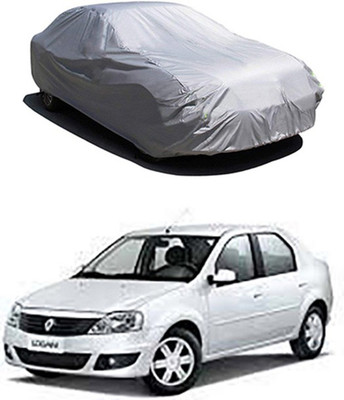 Gromaa Car Cover For Mahindra Logan (Without Mirror Pockets)(Silver)
