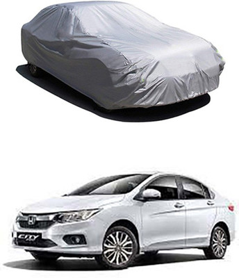 CoNNexXxionS Car Cover For Honda City ZX (Without Mirror Pockets)(Silver)