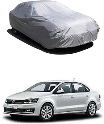 Millennium Car Cover For Volkswagen Vento (Without Mirror Pockets)(Silver)