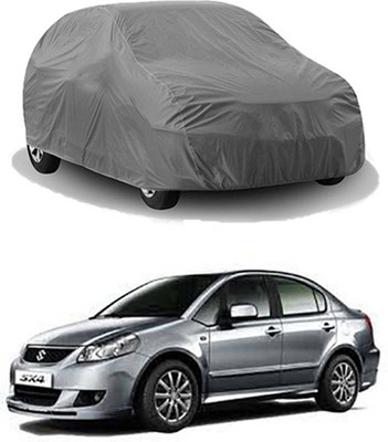 CoNNexXxionS Car Cover For Maruti Suzuki SX4 (Without Mirror Pockets)(Grey)