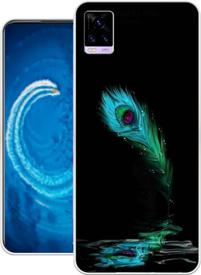 Print maker Back Cover for Vivo V20(Black, Blue, Grip Case, Silicon, Pack of: 1)