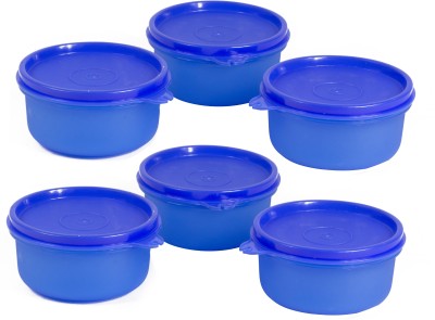 Win Plast Plastic Fridge Container  - 200 ml(Pack of 6, Blue)