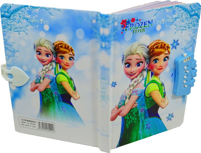 Paper Bear frozen sister Regular Diary bind 200 Pages(Multicolor)