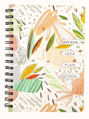 Family store Notepad A5 Notebook Ruled 192 Pages(Multicolor)